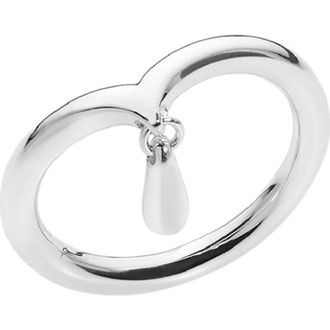 Lucy Quartermaine Mini Drop Ring in Sterling Silver at Nordstrom, Size 5.5