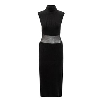 Sportmax Dames, Jurken, Zwart, Maat: XL