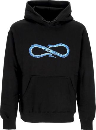 PROPAGANDA Zwarte Logo Hoodie met Kangoeroezak - Heren - Hoodies - Zwart - XL - Katoen - Hoodies & sweatvesten