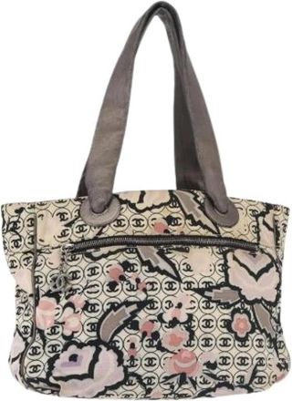 Chanel Pre-owned Canvas Schoudertas - Dames - Vintage Schoudertas - Veelkleurig - ONE Size - Vintage