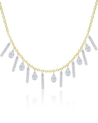 Meira T 14K Diamond Necklace