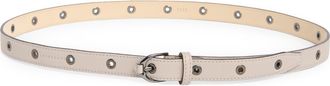 Longchamp Grommet Leather Belt in Clay at Nordstrom Rack