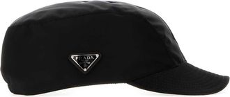 Prada Mens Black Re-Nylon Baseball Cap Nero Cappelli Hat