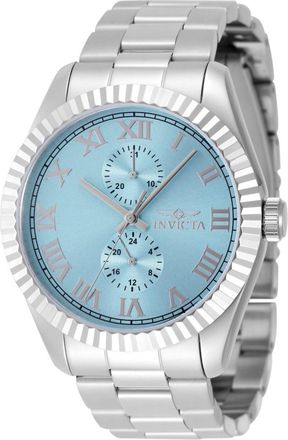 Invicta Specialty 48903 Heren Horloge - Quartz Uurwerk - Roestvrij Staal met blauwe Wijzerplaat - 43mm
