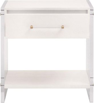 Essentials For Living Sonia Shagreen 1-Drawer Nightstand