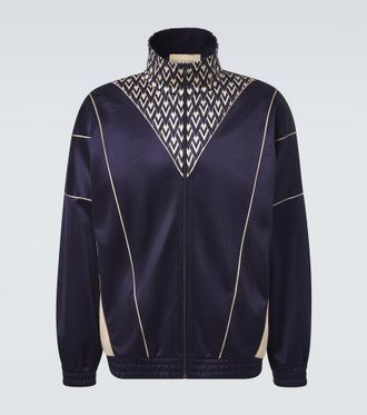 Valentino Printed jersey jacket