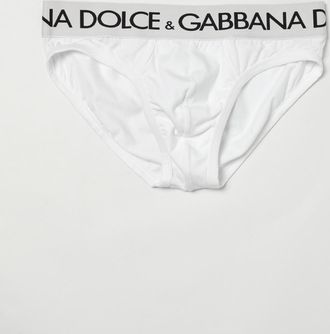Dolce & Gabbana Slip intimo in cotone stretch con logo Dolce & Gabbana