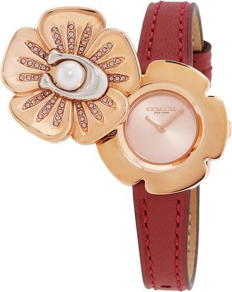 Coach Tea Rose Quartz Pink Dial Ladies Watch 14504150