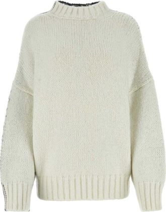 J.W.Anderson White Crewneck Sweater