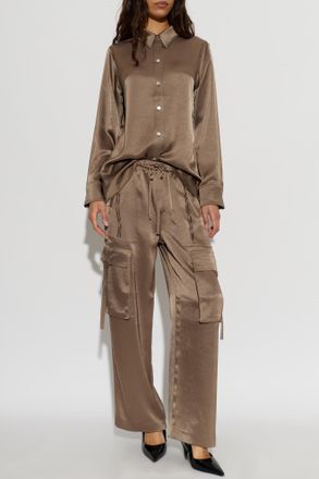 Citizens Of Humanity Citizens Of Humanity Tullah Satin Shirt, Womens, Brown