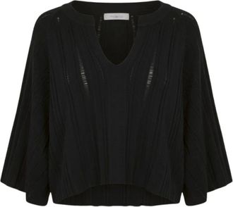 Malo Maglia Scollo a V - - Knitwear - Donna - Nero - M