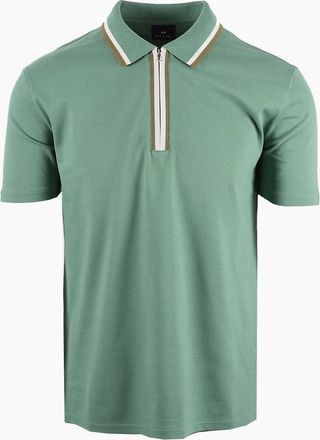 Paul Smith Mens PAUL SMITH REG FIT POLO SHIRT GREEN - Size: 44