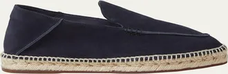Loro Piana Mens Seaside Walk Suede Espadrilles