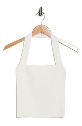 Alice & Olivia Celly Halter Camisole in Soft White at Nordstrom Rack, Size X-Large