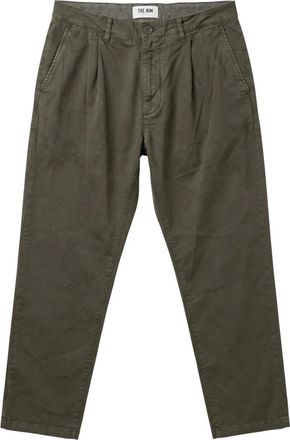 THE.NIM Chino Carrot Pince Loose Fit - - Trousers - Uomo - Verde - W35