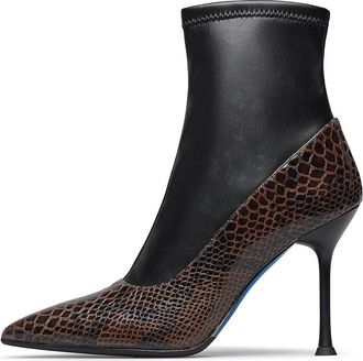 Loriblu Enkellaars - Dames - Laarzen met Hak - Veelkleurig - 37 EU - Schoenen