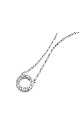 Lucy Quartermaine Art Deco Halo Pendant in Sterling Silver at Nordstrom, Size 18