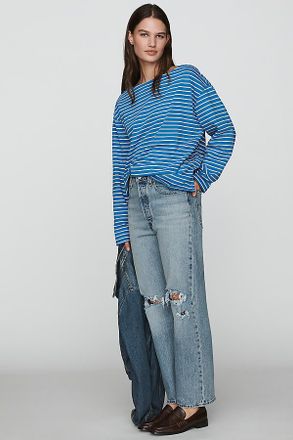 Levi's Ribcage High-Rise Straight Jeans