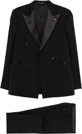Tagliatore Single Breasted Suits - Heren - Business pakken - Zwart - L - Kostuums
