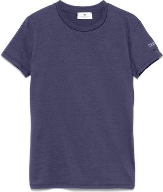 Elisabetta Franchi T-shirt con logo - Blu