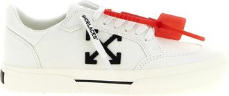 Off-white Vulcanized Sneakers - Heren - Sneakers - Wit - 40 EU - Su&egrave;de - Schoenen