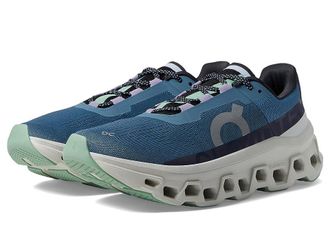 On Cloudmonster Mens Shoes Dust/Vapor : 10.5 M, Textile/Synthetic