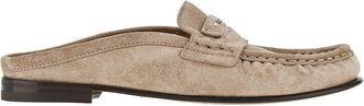 Fendi Fendi Scrunch suede leather sabot Woman 37
