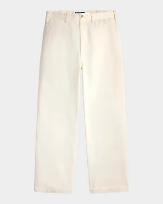 Polo Ralph Lauren Men & apos;s Heritage Flat Front Cotton Twill Chinos