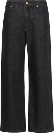 Max Mara Mujer, Vaqueros, Negro, Talla: M