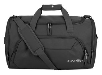 Travelite Reisetasche TRAVELITE KICK OFF, verschiedene Gr&ouml;ssen und Farben, Damen, Gr. B/H/T: 50cm x 29cm x 30cm, schwarz, Polyester, unifarben, Taschen Reisetas