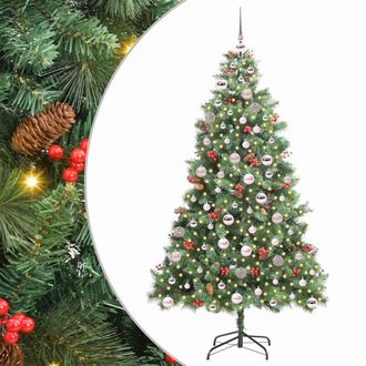 vidaXL &Aacute;rbol De Navidad Artificial Verde 180 Cm Pvc Y Metal Vidaxl