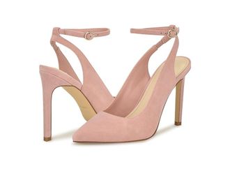 Nine West Taran High Womens Heels Light Pink Suede : 8.5 M