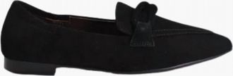 Cordani Womens Miriam Pointed Toe Loafers In Black Suede