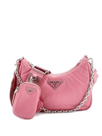 Prada Re-Edition 2005 Nappa Leather Small shoulder bag - Rosa