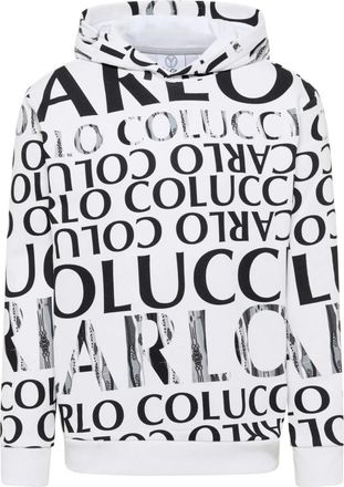 Carlo Colucci Urban Black Friday Hoodie - Heren - Hoodies - Wit - M - Hoodies & sweatvesten