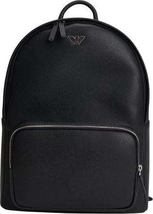 Emporio Armani Backpacks, male, Black, Size: ONE SIZE Logo Backpack