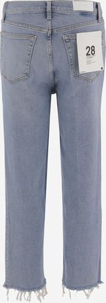 Re/Done Womens Jeans Stretch Cotton Light Denim