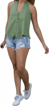 Seven Wonders Caroline Green Halter Vest