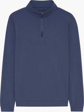 Boast Greenwich Quarter Zip 2.0 in Vintage Navy Heather at Nordstrom, Size Xx-Large