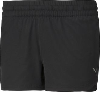 Puma Trainingsshorts PUMA PERFORMANCE WOVEN 3 SHORT W, Damen, Gr. XL, N-Gr, schwarz (puma schwarz), Twill, Obermaterial: 100% Polyester, unifarben, regular