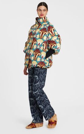 La DoubleJ St. Moritz Reversible Jacket in Jacquard Sicomore Black at Nordstrom, Size Medium It