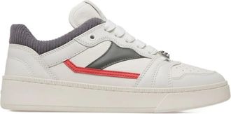 Bally Sneakers met logodetail en vlakken - WHT/REDFIRE/TRUEGREY