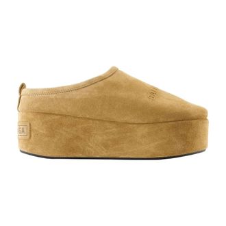 Balenciaga Brown Leather Mules - Slip-On Style - female - Balenciaga - Slippers - Brown - 7 UK - Shoes