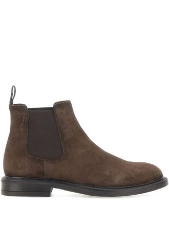 Alexander Hotto Tony extra telato 3672 suede Chealsea boots - Brown