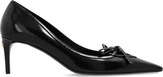 Dolce & Gabbana Hoge hakken schoenen - Dames - Pumps - Zwart - 39 EU - Leer - Schoenen