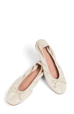 L.k. Bennett Trilly Ballet Flat in Cream at Nordstrom Rack, Size 8