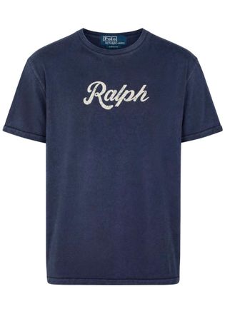 Polo Ralph Lauren Logo-print Cotton T-shirt - Blue - XL