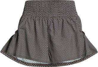 Free People FP Movement Get Your Flirt On Shorts in Chocolate Combo at Nordstrom, Size X-Small Regular