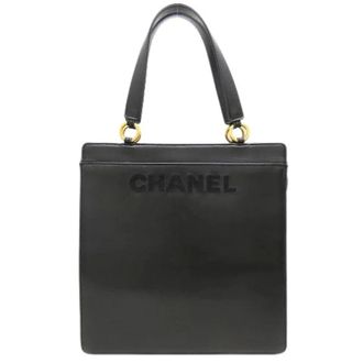 Chanel Pre-owned Vintage Tote Bag - Dames - Pre-owned - Zwart - Maat: ONE Size Leer