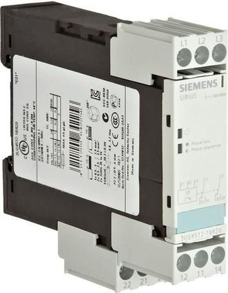 SIEMENS Rel&eacute; De Supervisi&oacute;n Siemens 3ug4512-1br20 160-690v Ac
